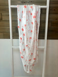 BAMBOO MUSLIN SWADDLE, FLAMINGO