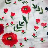BAMBOO MUSLIN SWADDLE, POPPY